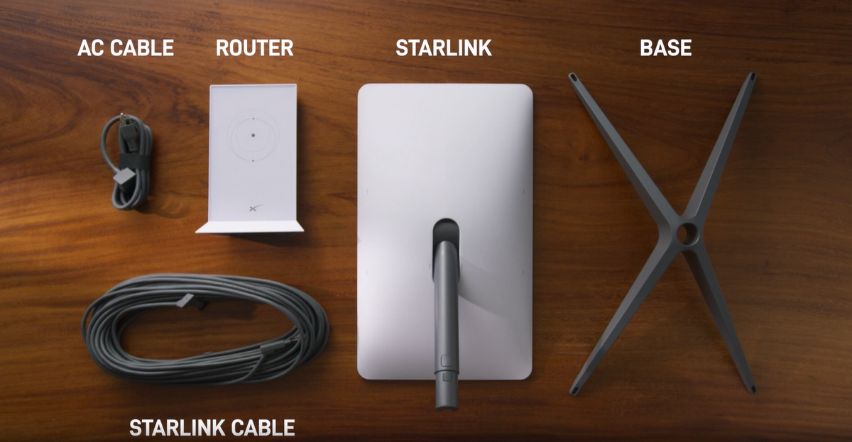 Cuando una persona contrata Starlink, le llegan estos elementos a su domicilio. Cuando una persona contrata Starlink, le llegan estos elementos a su domicilio.
