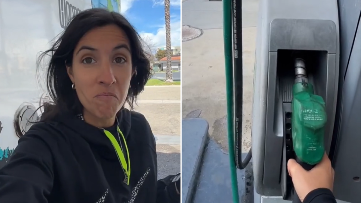 TikTok: una argentina cargó nafta en Estados Unidos y mostró cuánto gastó