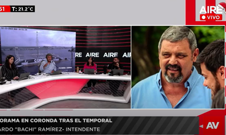 La ciudad de Coronda sufre las consecuencias de la tormenta que se posó sobre la región. La ciudad de Coronda sufre las consecuencias de la tormenta que se posó sobre la región.