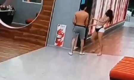 Otra cachetada en Gran Hermano. Otra cachetada en Gran Hermano.