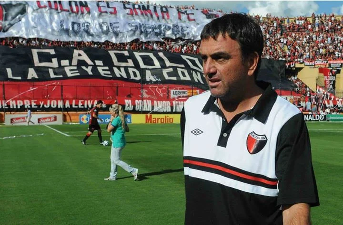 Diego Osella, en sus primeros pasos por Colón. Diego Osella, en sus primeros pasos por Colón.