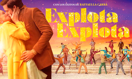 Las canciones de la reina italiana, Raffaella Carrà recientemente fallecida, son la banda sonora de esta película musical que impregnan de color la historia ficcionada a través de sus mejores temas. El tema principal de la película, «En el amor todo es empezar» fue versionado por la cantante Ana Guerra, quién grabó la sintonía acompañada de un videoclip mezclado con escenas de la película Las canciones de la reina italiana, Raffaella Carrà recientemente fallecida, son la banda sonora de esta película musical que impregnan de color la historia ficcionada a través de sus mejores temas. El tema principal de la película, «En el amor todo es empezar» fue versionado por la cantante Ana Guerra, quién grabó la sintonía acompañada de un videoclip mezclado con escenas de la película