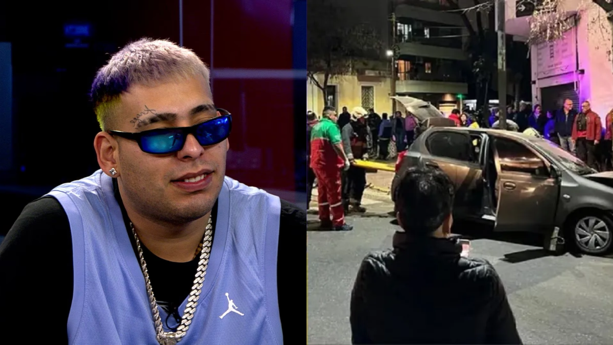 Kaleb Di Masi chocó a un motociclista