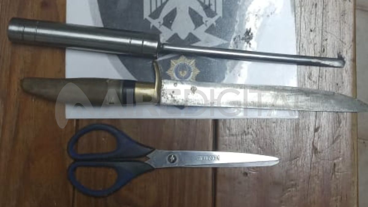 Santo Tomé: tres armas fueron incautadas en el procedimiento