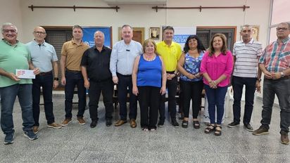 Felipe Michlig y Marcelo González desplegaron una amplia agenda de trabajo en San Cristóbal y Villa Trinidad