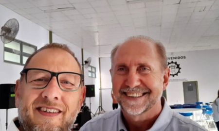 Marcos Corach junto a Omar Perotti. Marcos Corach junto a Omar Perotti.