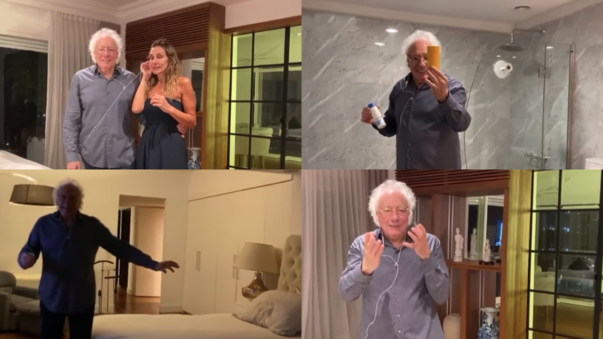 Con amplios sillones y grandes ventanas, Guillermo Coppola presento su casa.