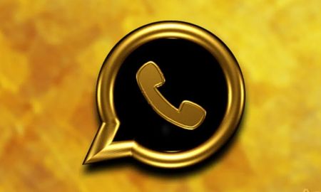 WhatsApp en dorado WhatsApp en dorado