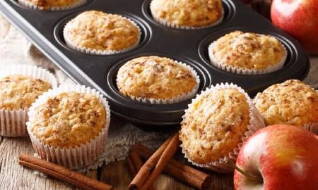 Muffins de manzana, un delicioso postre para disfrutar Muffins de manzana, un delicioso postre para disfrutar