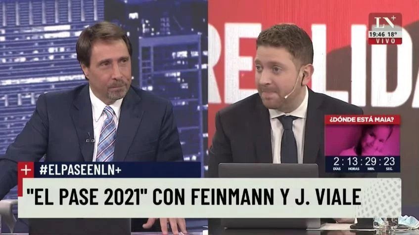 Durante el pase en LN+ con Eduardo Feinmann, Jonatan Viale compartió un reclamo muy particular de Baby Etchecopar dirigido a su compañero de radio. 