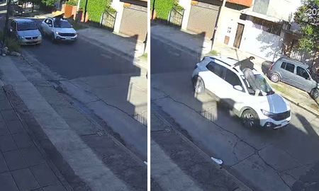 Una mujer, tras chocar con su auto, se llevó puesto a un hombre y lo llevó en el capot de su auto durante cuadras. Una mujer, tras chocar con su auto, se llevó puesto a un hombre y lo llevó en el capot de su auto durante cuadras.