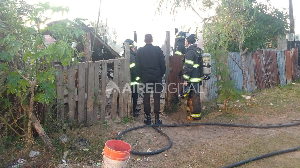 En el día de su cumpleaños, perdió todo lo que tenía por un incendio en Alto Verde