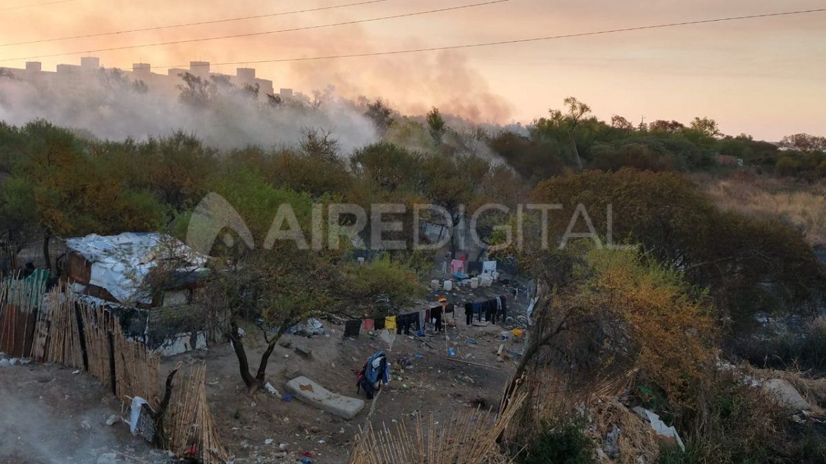 El asentamiento Las Cañitas