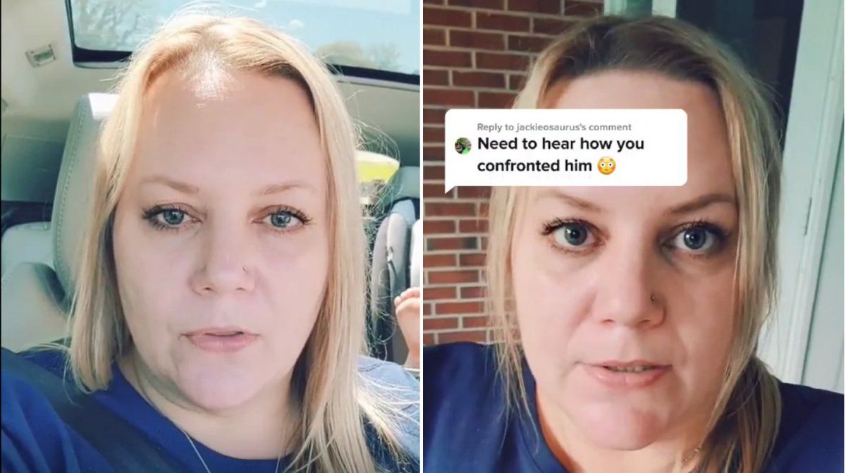 La mujer descubrió todo un día antes de cumplir 10 años como pareja.