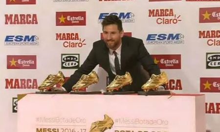 messi recibio su cuarta bota de oro messi recibio su cuarta bota de oro