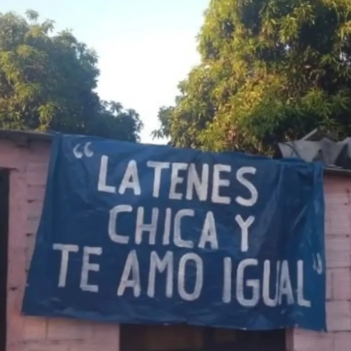 La tenés chica y te amo igual: el pasacalle que conmocionó a un barrio en  San Valentín