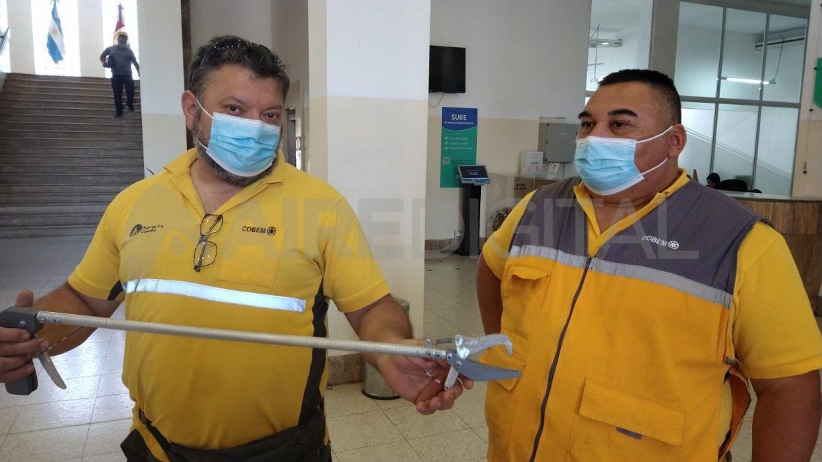 Gustavo Cosentino y Jorge Claro, miemrbos del Cobem. 