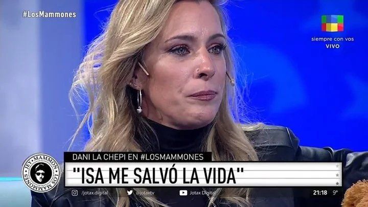 Dani La Chepi se emocionó al hablar de su padre.