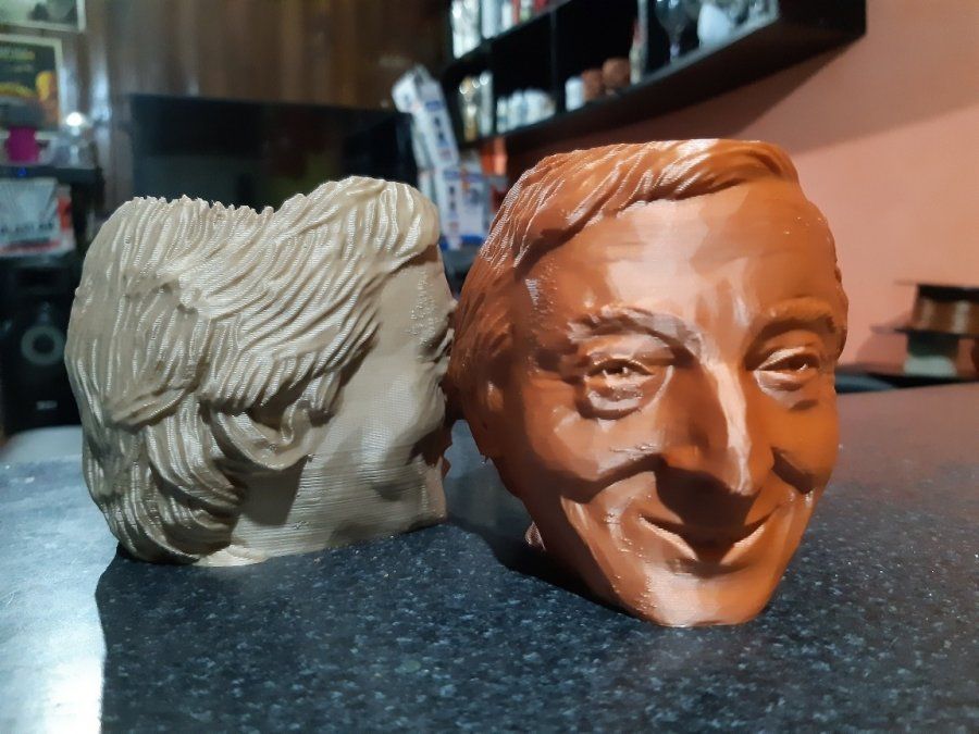 Merchandising peronista: el excéntrico mate con el rostro de Néstor Kirchner