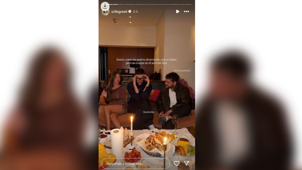 Sofía y Homero se cruzaron en un cumpleaños tras su ruptura. Sofía y Homero se cruzaron en un cumpleaños tras su ruptura.