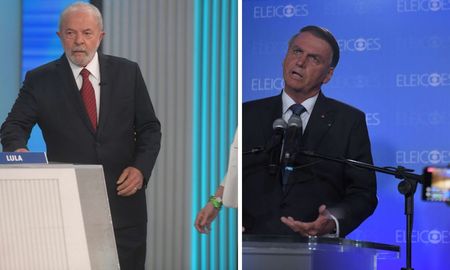 Tenso debate final por el canal de televisión Globo antes del balotaje del domingo. Tenso debate final por el canal de televisión Globo antes del balotaje del domingo.
