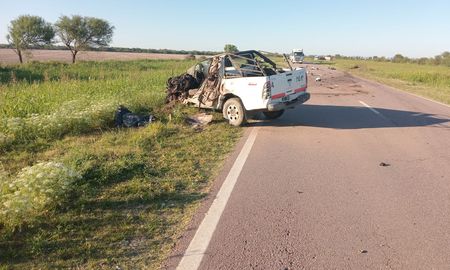 El choque ocurrió alrededor de las 8:30 a pocos kilómetros del acceso a la localidad de Pozo Borrado, en el norte de la provincia de Santa Fe.