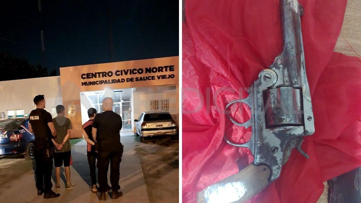 Sauce Viejo: dos detenidos y un arma de fuego secuestrada