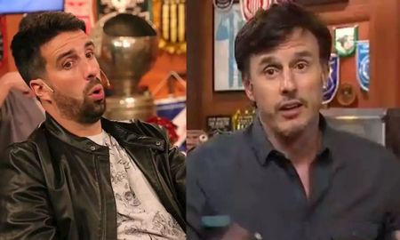 Dejando atrás el tenso cruce en donde se dijeron de todo, el marido de Pampita y el periodista llegaron a un acuerdo al aire de Polémica en el Bar. Dejando atrás el tenso cruce en donde se dijeron de todo, el marido de Pampita y el periodista llegaron a un acuerdo al aire de Polémica en el Bar.