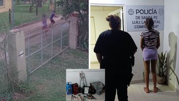 Video: terminó presa la joven captada por las cámaras en Colastiné cuando actuaba de 