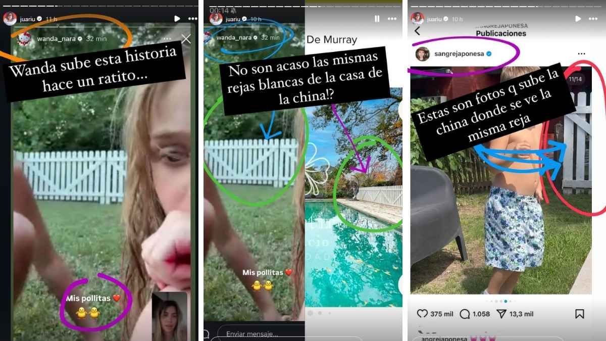 Las teorías de Juariu en sus redes sociales. Las teorías de Juariu en sus redes sociales.