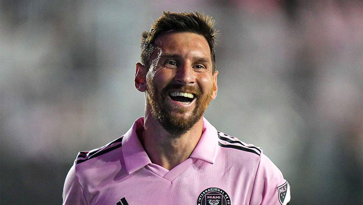 Lionel Messi anotó en el inicio del partido de Inter Miami ante Orlando City.
