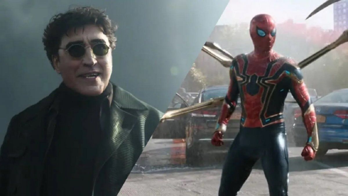 Alfred Molina y Tom Holland en la nueva película de Spiderman