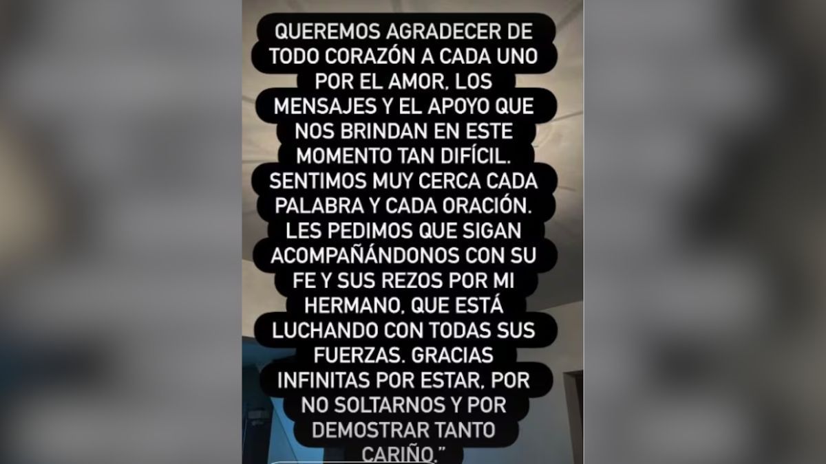Camila Deniz utilizó sus redes sociales por todo el apoyo recibido. Camila Deniz utilizó sus redes sociales por todo el apoyo recibido. 