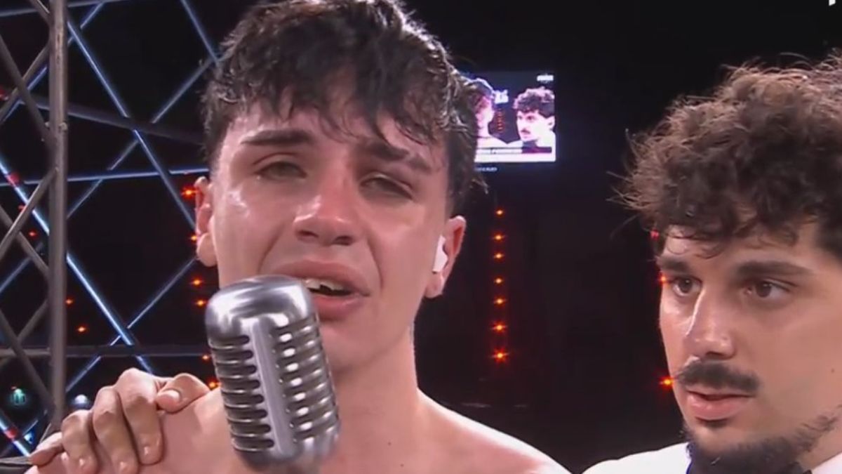 Así quedó el rostro de Mernuel tras Párense de Manos III: diente roto y el ojo morado