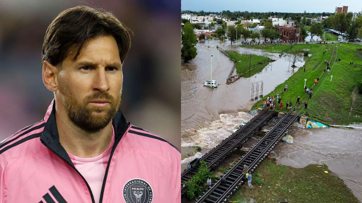 El sentido mensaje de Lionel Messi por las inundaciones que azotaron a Bahía Blanca: Mucha fuerza