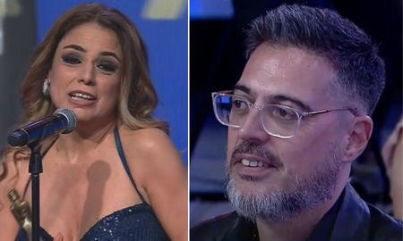El incómodo momento entre Marina Calabró y Rolando Barbano en los Martín Fierro de Radio 2024 El incómodo momento entre Marina Calabró y Rolando Barbano en los Martín Fierro de Radio 2024