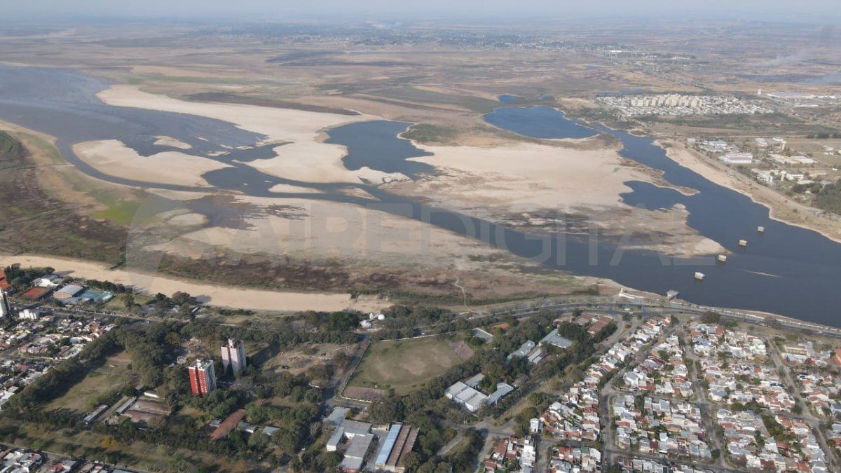 Afectados por la bajante del río Paraná tendrán beneficios fiscales de la Afip.