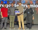 Alexis Zabala recibiendo sus premios por sus pizzas en TodoLáctea 2026. Alexis Zabala recibiendo sus premios por sus pizzas en TodoLáctea 2026.
