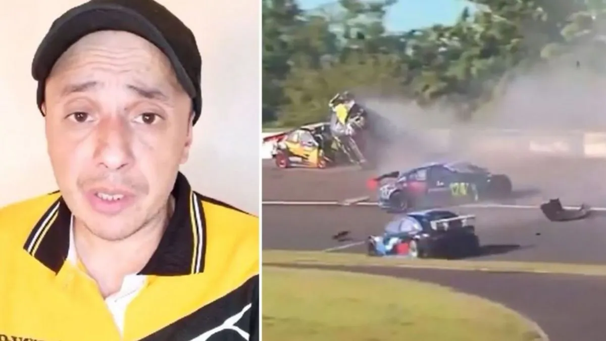 El Dipy habló tras el choque que protagonizó en el Top Race Junior