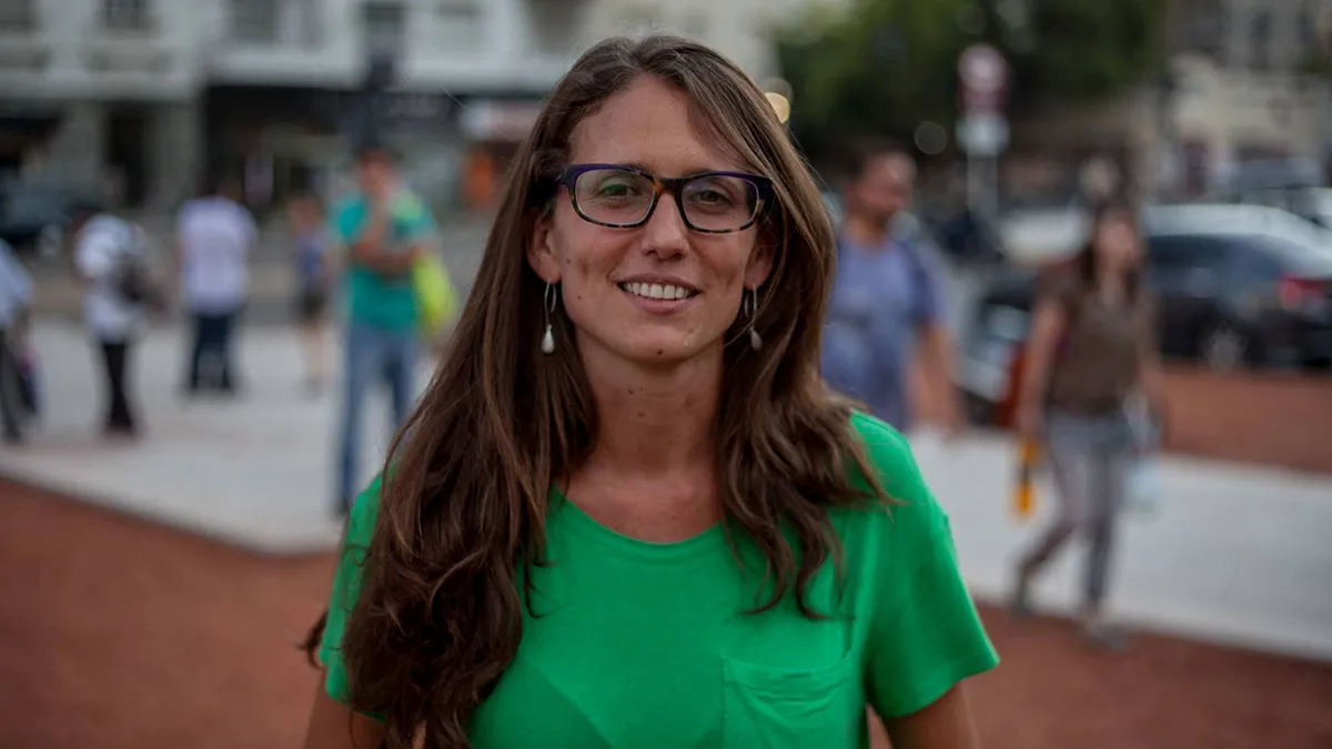 La ministra de Mujeres, G&eacute;neros y Diversidad, Elizabeth G&oacute;mez Alcorta.