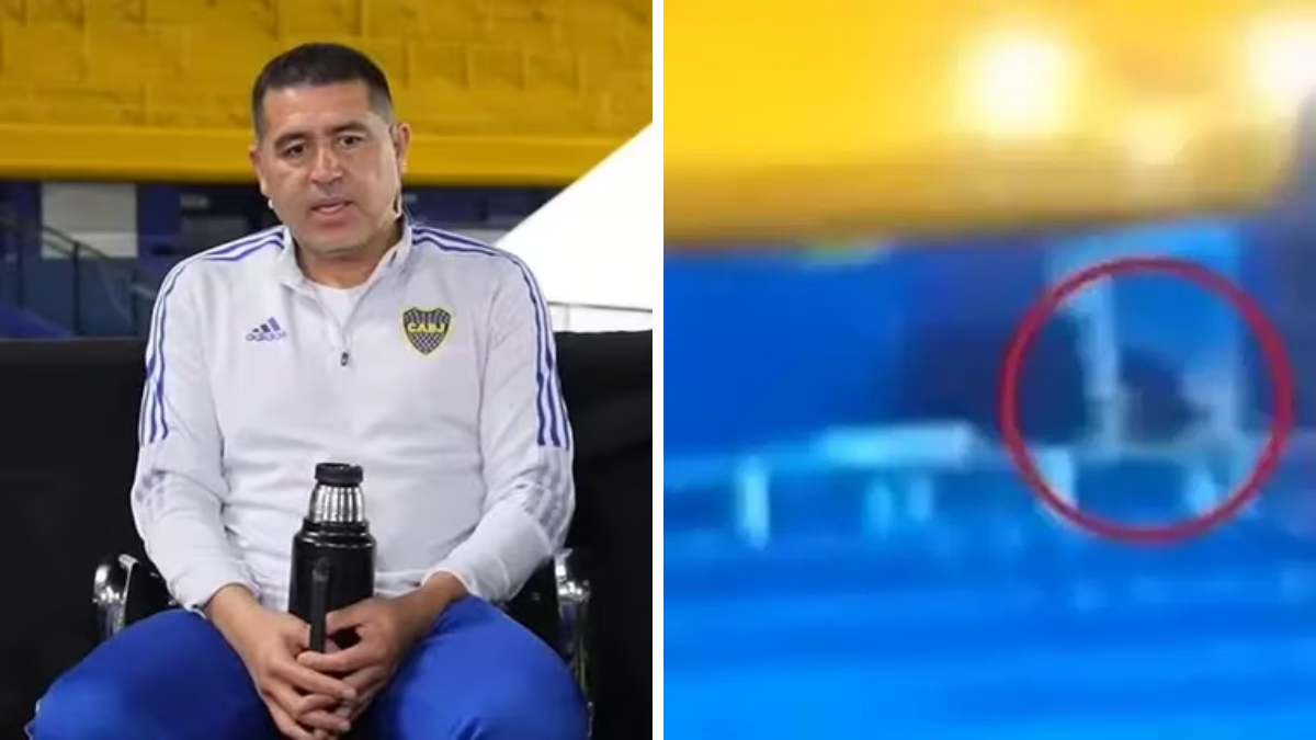 Luego de que comenzará una entrevista en La Bombonera