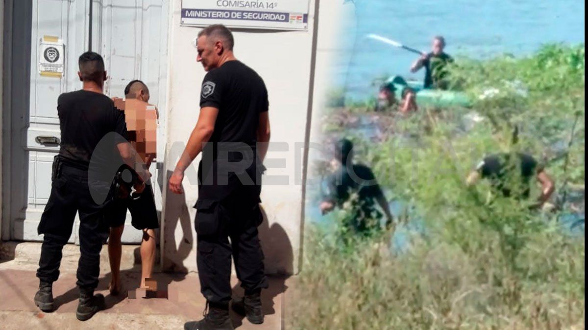 Personal policial recapturó al hombre que se había escapado de la Comisaría 14° de la ciudad de Rincón. 