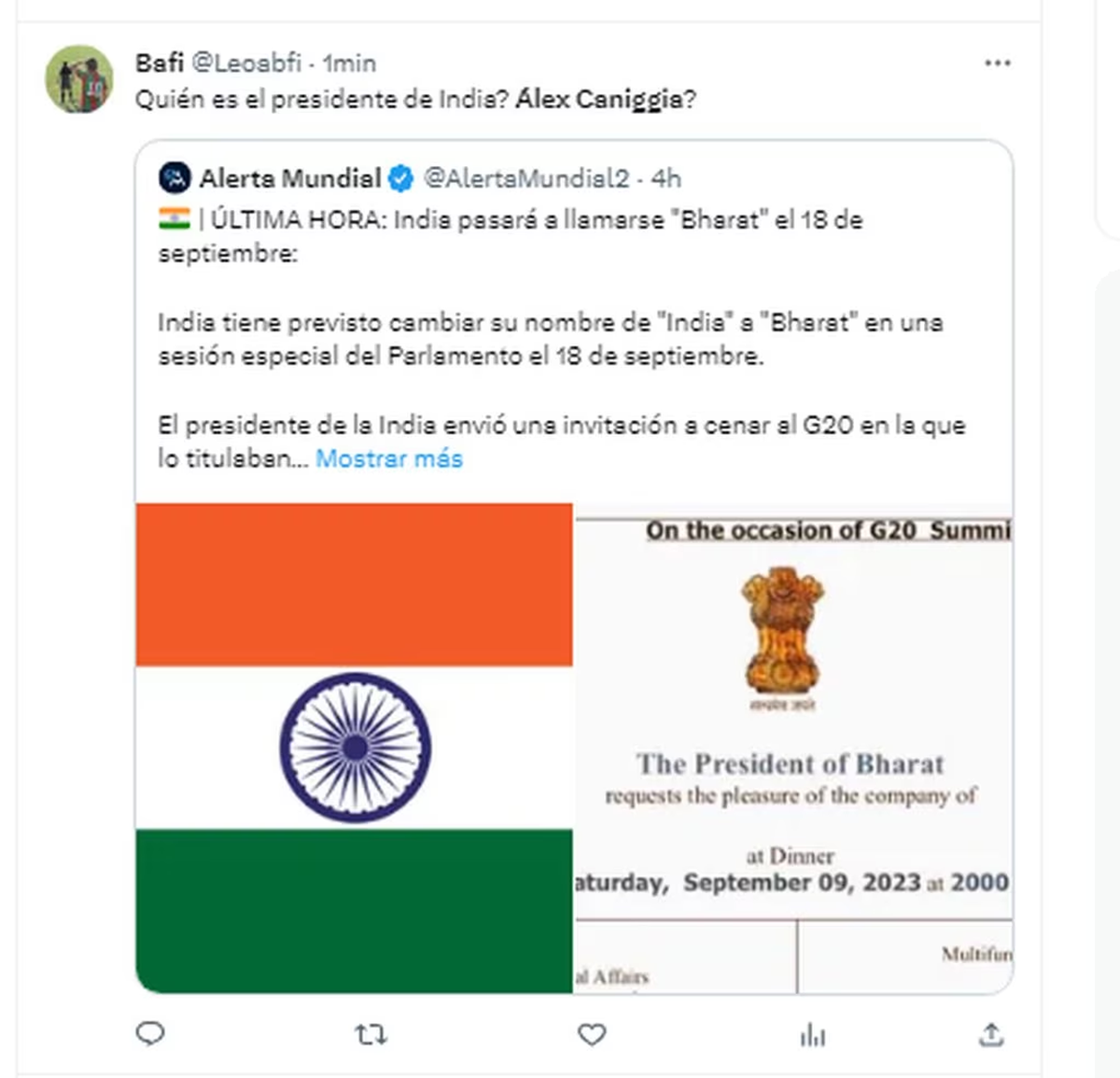 Las redes sociales respondieron con rapidez al anuncio de la India. Las redes sociales respondieron con rapidez al anuncio de la India.