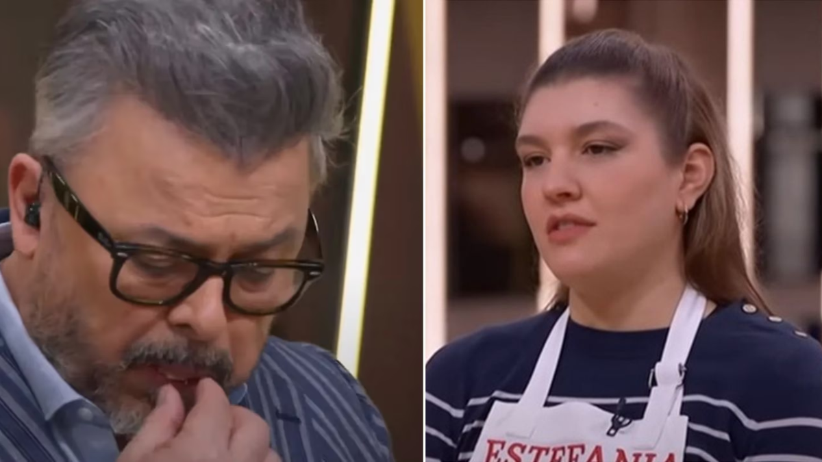 Donato de Santis le escupió el plato de Estefanía Herlein en MasterChef por un error imperdonable
