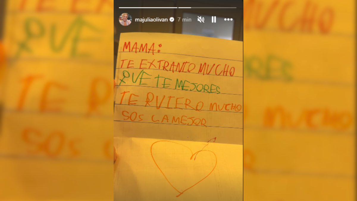  “Lo extraño un montón y él a mí”, confesó. “Lo extraño un montón y él a mí”, confesó.