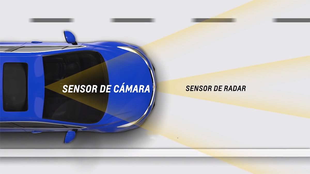Nuevas asistencias a la conducción, que utilizan una serie de sensores, cámaras y radares.