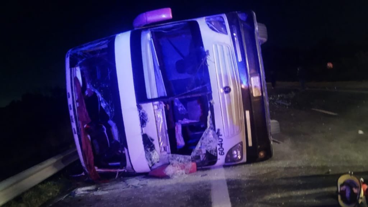 El accidente ocurrió alrededor de las 3.30 de este jueves.&nbsp;