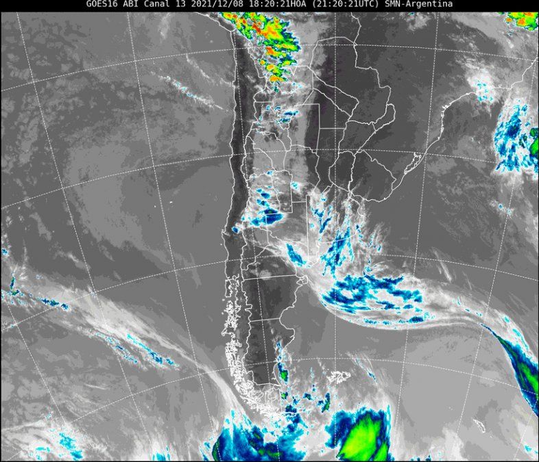 Imagen satelital. 