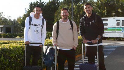 Lionel Messi llegó al país y se sumó a la Selección Argentina para los partidos de Eliminatorias