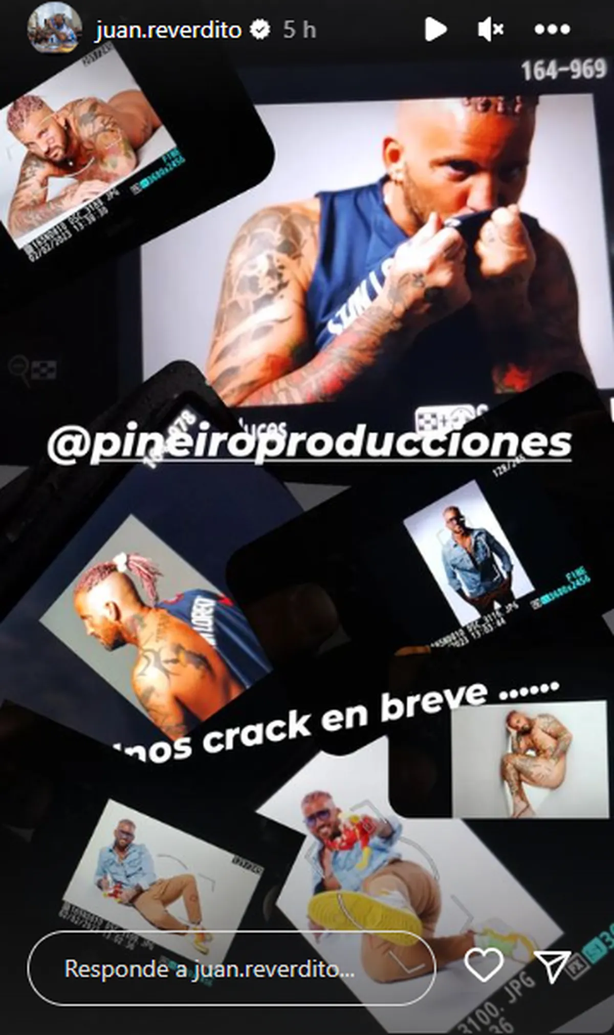 El ex Gran Hermano posó completamente desnudo.